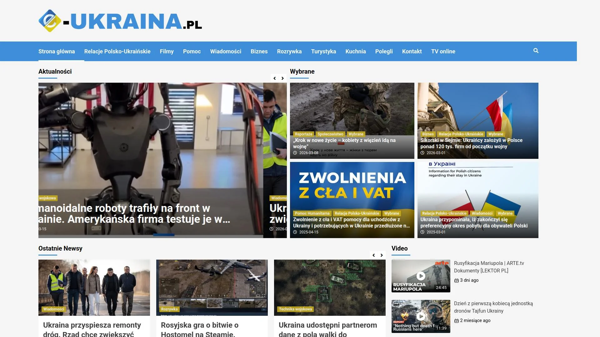 e-ukraina.pl — Portal informacyjny